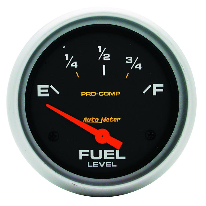 AutoMeter 5415 GAUGE; FUEL LEVEL; 2 5/8in.; 0OE TO 90OF; ELEC; PRO-COMP - Truck Part Superstore