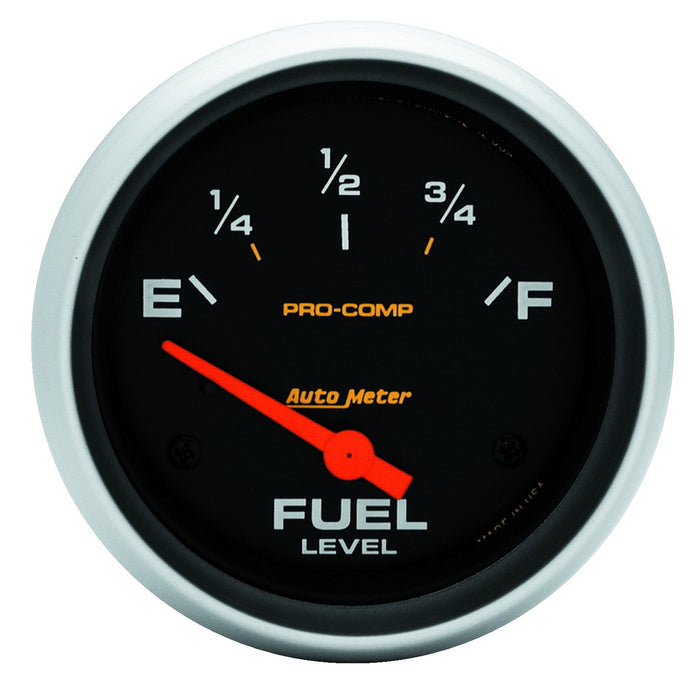 AutoMeter 5417 GAUGE; FUEL LEVEL; 2 5/8in.; 240OE TO 33OF; ELEC; PRO-COMP - Truck Part Superstore
