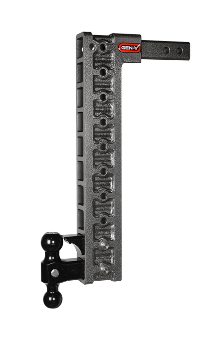 GEN-Y Hitch GH-3210 MEGA-DUTY 2" Shank 22.5" Drop 1.5K TW 10K Hitch Dual-Ball Pintle Lock Stabilizer - Truck Part Superstore