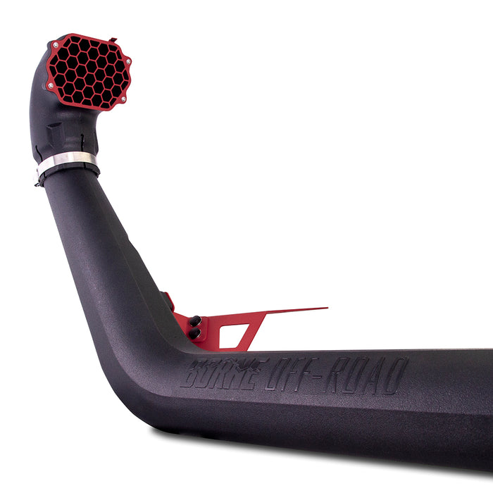 Mishimoto MMAI-JL-18NMWRD Jeep Wrangler JL Snorkel, 2018+, Micro-Wrinkle Red - Truck Part Superstore