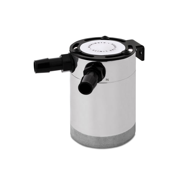 Mishimoto MMBCC-CBTWO-P Mishimoto Compact Baffled Oil Catch Can, 2-Port - Truck Part Superstore