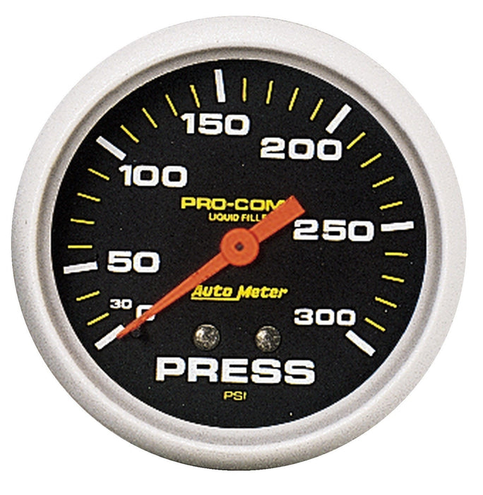 AutoMeter 5423 GAUGE; PRESSURE; 2 5/8in.; 300PSI; LIQUID FILLED MECH; PRO-COMP - Truck Part Superstore