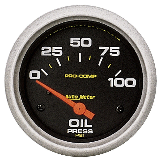 AutoMeter 5427 GAUGE; OIL PRESSURE; 2 5/8in.; 100PSI; ELECTRIC; PRO-COMP - Truck Part Superstore