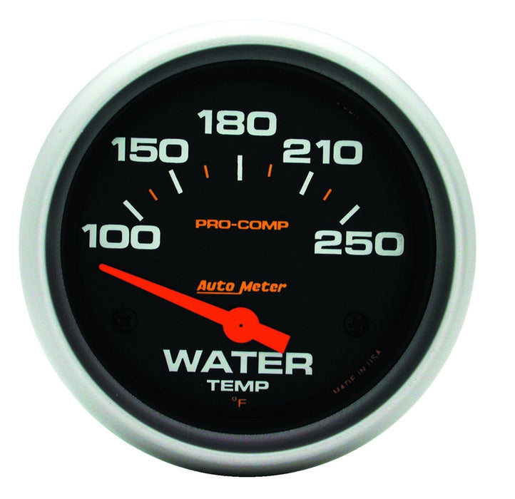 AutoMeter 5437 GAUGE; WATER TEMP; 2 5/8in.; 100-250deg.F; ELECTRIC; PRO-COMP - Truck Part Superstore