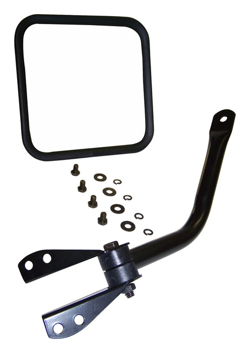 Crown Automotive Jeep Replacement 5455301K Door Mirror and Arm; Left; Black; - Truck Part Superstore