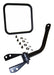 Crown Automotive Jeep Replacement 5455301K Door Mirror and Arm; Left; Black; - Truck Part Superstore