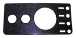 Crown Automotive Jeep Replacement 5457117NR Dash Overlay Panel; Center; Black; w/o Radio Cutout; - Truck Part Superstore