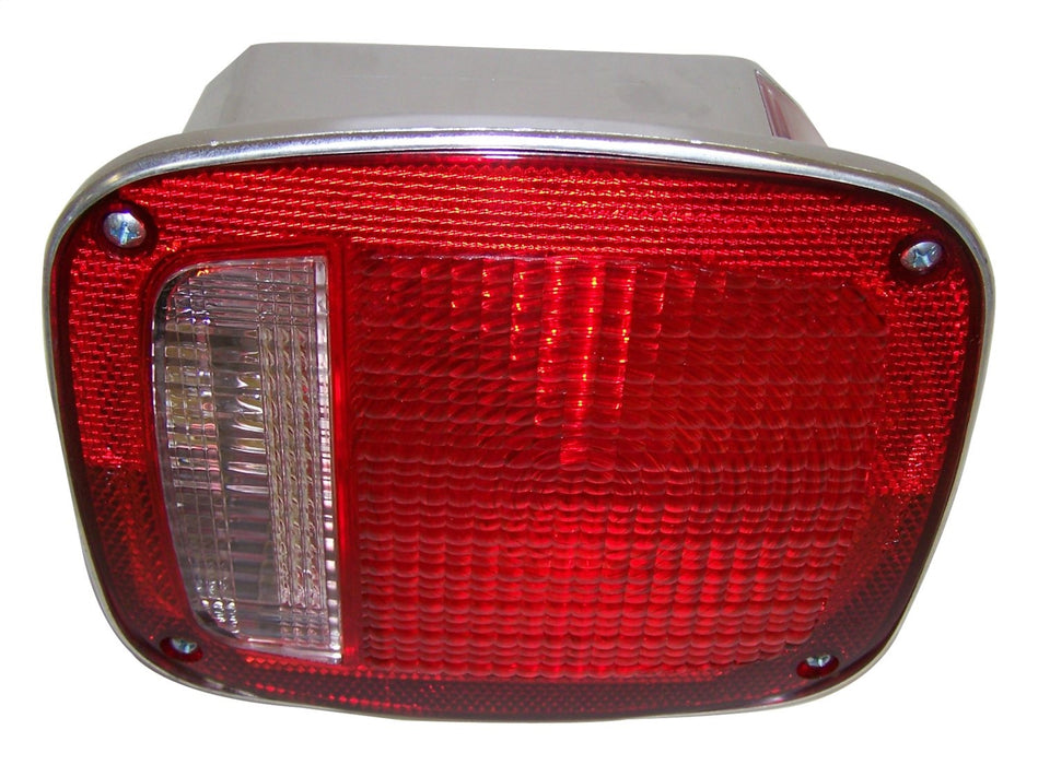 Crown Automotive Jeep Replacement 5457197C Tail Light Assembly; Left; Chrome; - Truck Part Superstore