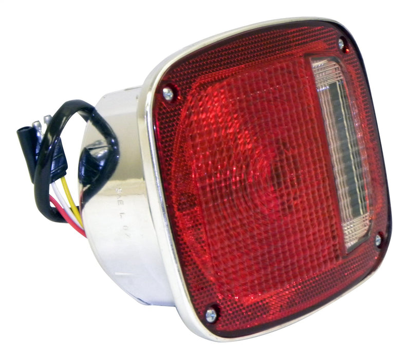 Crown Automotive Jeep Replacement 5457198C Tail Light Assembly; Right; Chrome; - Truck Part Superstore