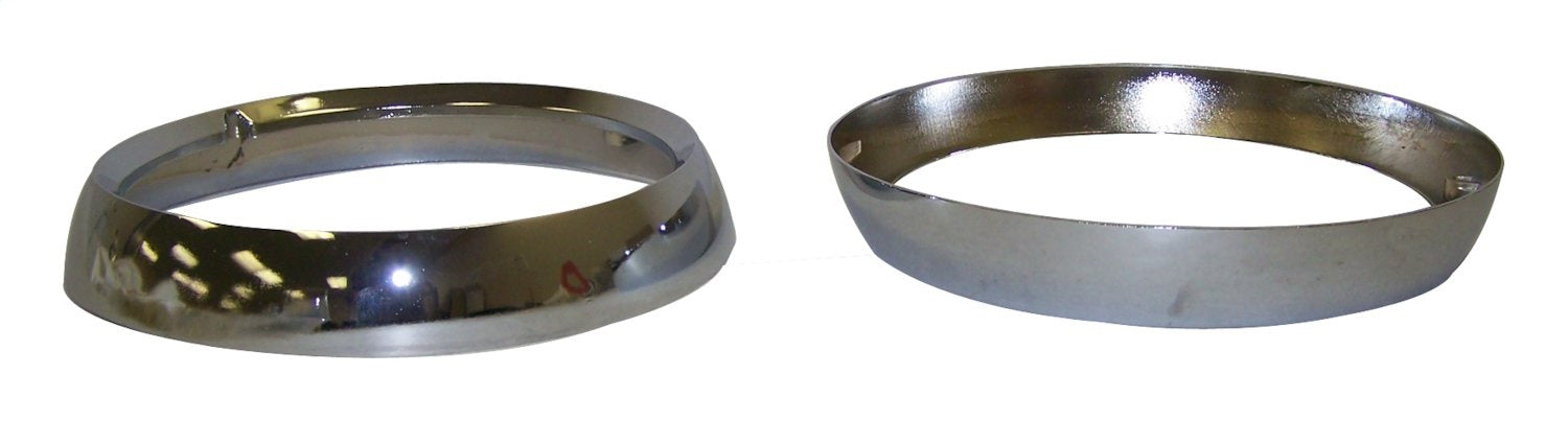 Crown Automotive Jeep Replacement 5460087K Head Light Bezel Set - Truck Part Superstore