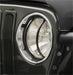 Smittybilt 5659 Euro Head Light Guards 87-95 Wrangler YJ Black 4 Piece Smittybilt - Truck Part Superstore