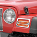 Smittybilt 5470 Euro Head Light Guards 97-06 Wrangler TJ Stainless Steel 4 Piece Smittybilt - Truck Part Superstore