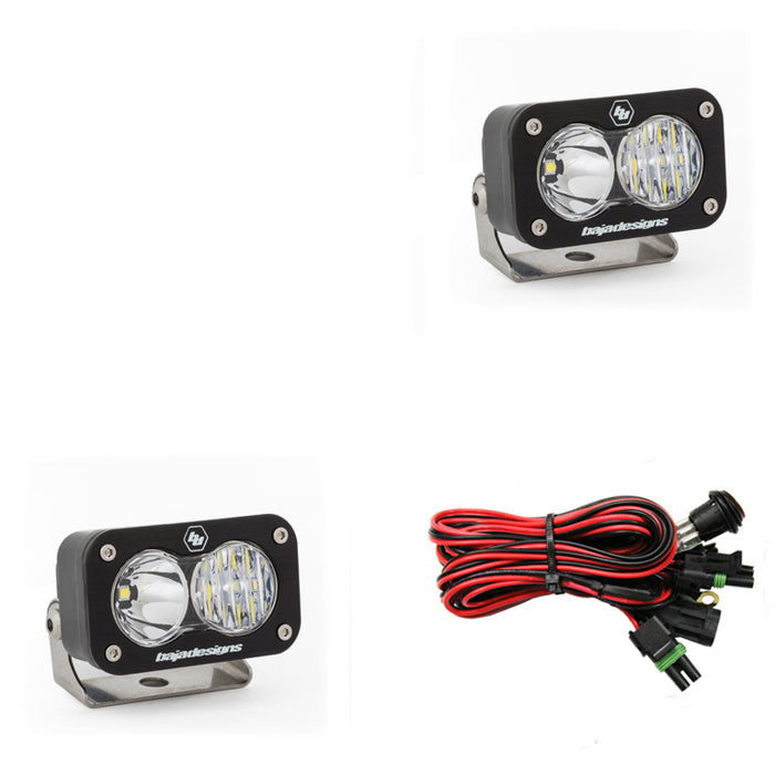 Baja Designs 547803 LED Work Light Clear Lens Driving Combo Pattern Pair S2 Sport Baja Designs - Truck Part Superstore