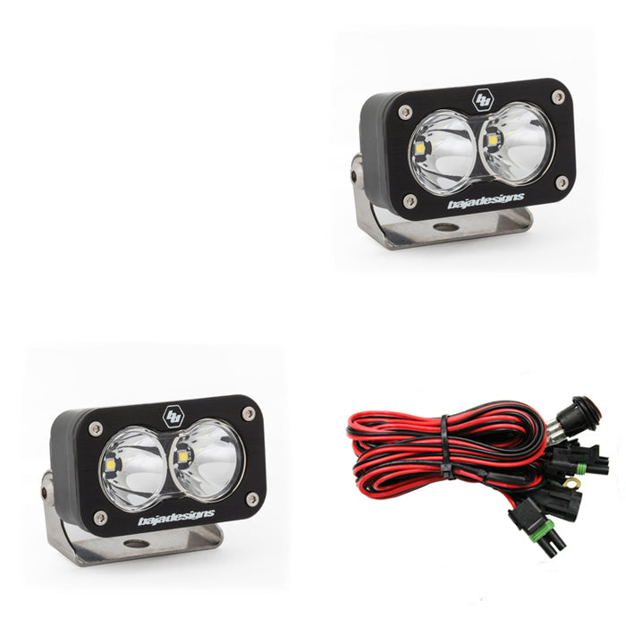 Baja Designs 547806 LED Work Light Clear Lens Work/Scene Pattern Pair S2 Sport Baja Designs - Truck Part Superstore