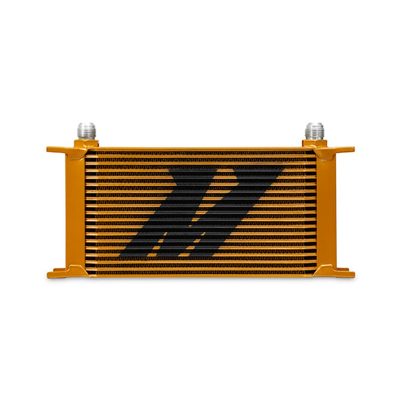 Mishimoto MMOC-19G Universal 19 Row Oil Cooler, Gold - Truck Part Superstore
