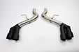 Mishimoto MMEXH-CAM8-16AQTRBK Quad Tip Race Axleback Exhaust, fits Chevrolet Camaro SS 2016+ - Truck Part Superstore
