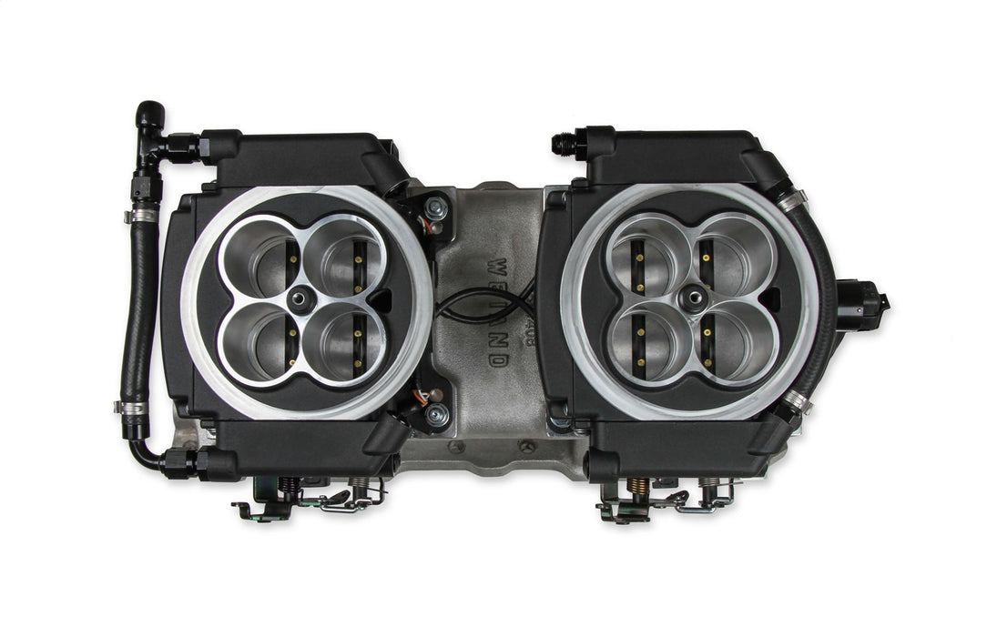 Holley EFI 550-528 4150 Sniper EFI 2x4; Black Finish; - Truck Part Superstore