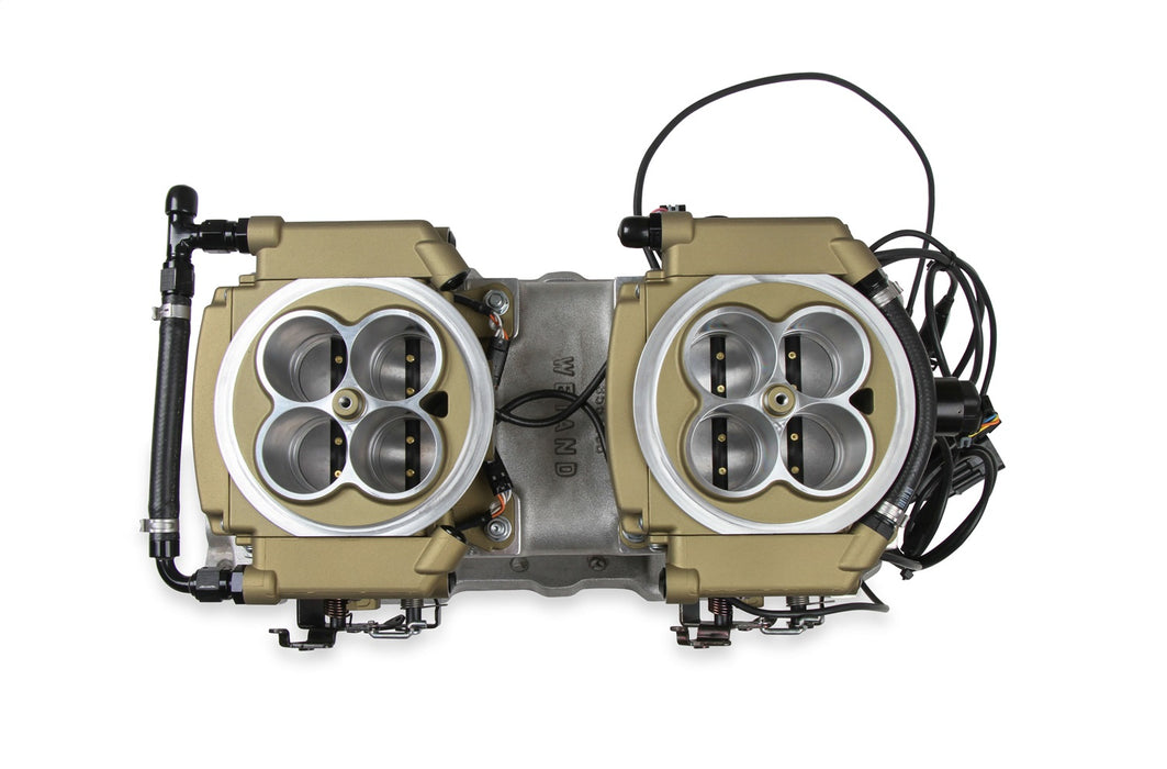 Holley EFI 550-529 4150 Sniper EFI 2x4; Gold Finish; - Truck Part Superstore