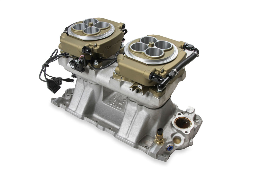 Holley EFI 550-529 4150 Sniper EFI 2x4; Gold Finish; - Truck Part Superstore