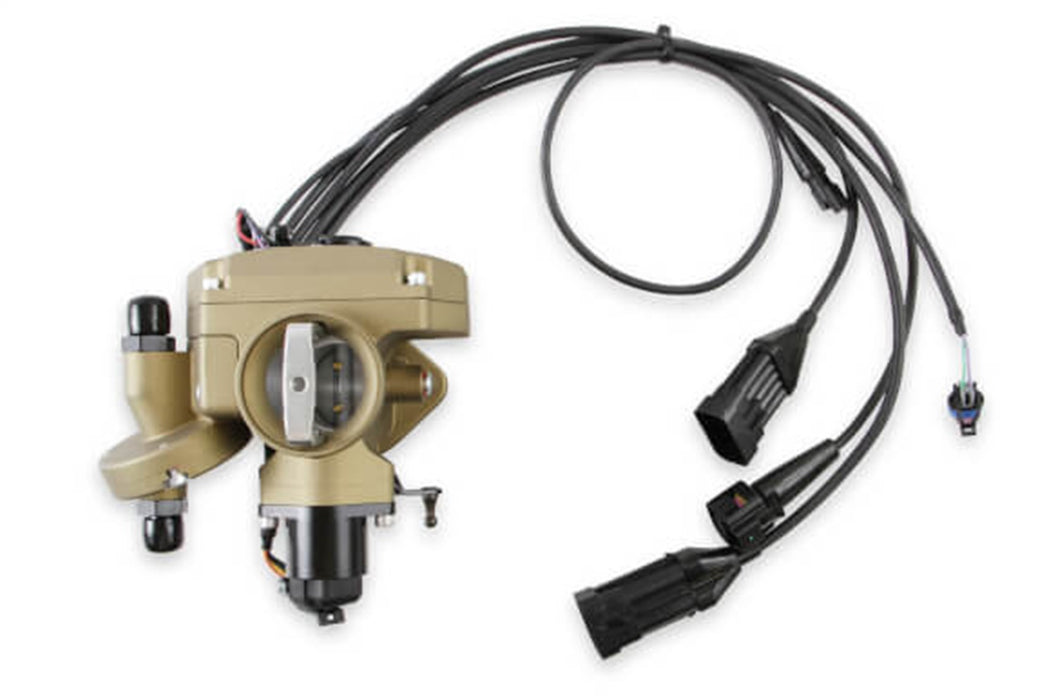 Holley EFI 550-552 Holley Sniper EFI Throttle Body; For Autolite 11000 Carburetors; Gold Finish; - Truck Part Superstore