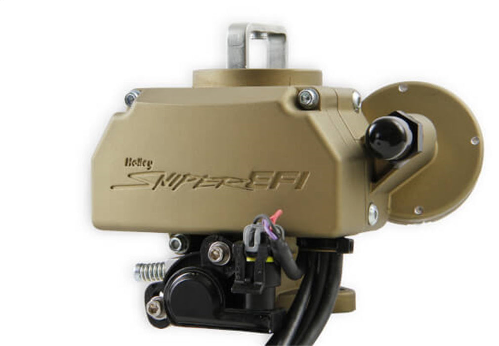 Holley EFI 550-552 Holley Sniper EFI Throttle Body; For Autolite 11000 Carburetors; Gold Finish; - Truck Part Superstore