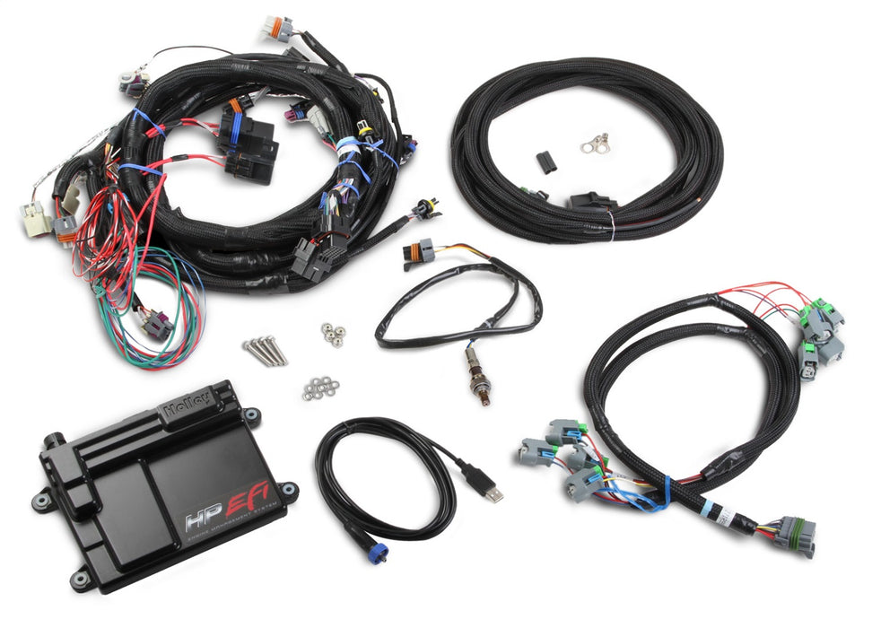 Holley EFI 550-603N HP EFI ECU And Harness Kit; GM LS2; Incl. ECU/Harness; Incl. NTK Oxygen Sensor; - Truck Part Superstore