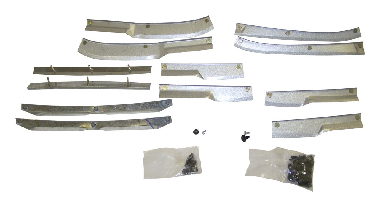 Crown Automotive Jeep Replacement 55003232K Fender Flare Retainer Kit; Incl. 12 Brackets/All Hardware; - Truck Part Superstore