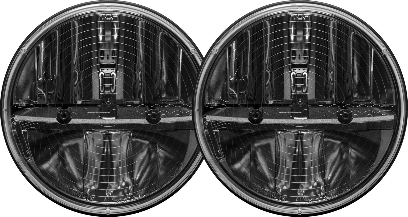 Rigid Industries 55004 7 Inch Round Heated Headlight With Pwm Adaptor Pair RIGID Industries - Truck Part Superstore