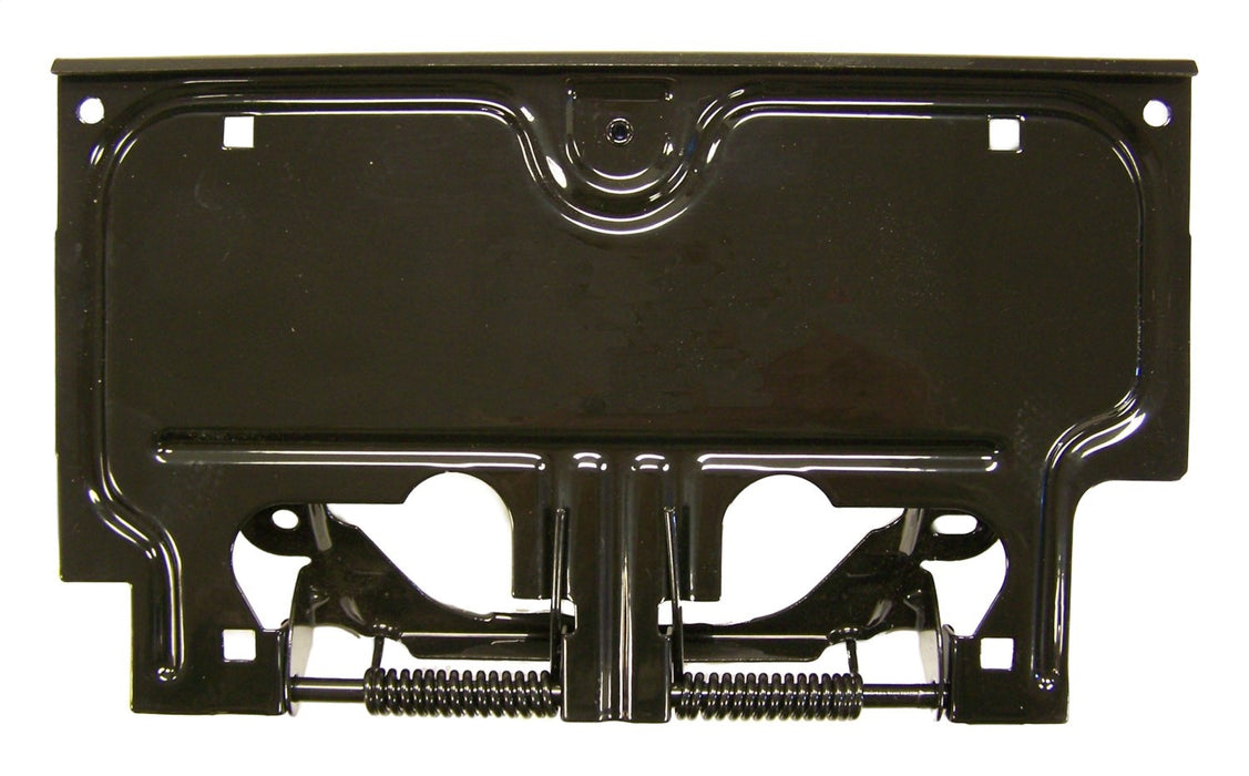 Crown Automotive Jeep Replacement 55007403 License Plate Bracket; Rear; Black; Incl. Springs And Pin; - Truck Part Superstore
