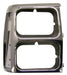 Crown Automotive Jeep Replacement 55008046 Headlamp Bezel; Right; Black/Chrome; - Truck Part Superstore