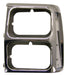 Crown Automotive Jeep Replacement 55008047 Headlamp Bezel; Left; Black/Chrome; - Truck Part Superstore