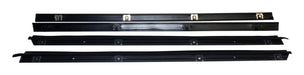 Crown Automotive Jeep Replacement 55024255MK Door Glass Weatherstrip Master Kit; Black; - Truck Part Superstore
