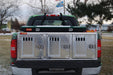 Owens Products 55029 Dog Box Hunter Series Triple Compartment / 58.5 W x 22.25 D x 20 H / All Seasons Rear Vents / Diamond Tread Aluminum / Owens Products - Truck Part Superstore
