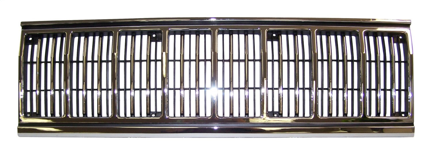 Crown Automotive Jeep Replacement 55034046 Grille; Front; Black Chrome; - Truck Part Superstore