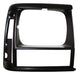 Crown Automotive Jeep Replacement 55034074 Headlamp Bezel; Right; Black/Black; - Truck Part Superstore