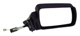 Crown Automotive Jeep Replacement 55034122 Manual Remote Mirror; Right; Passenger Side; Black; Foldaway; - Truck Part Superstore