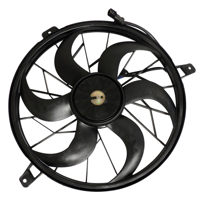 Crown Automotive Jeep Replacement 55037691AB Electric Cooling Fan; w/HD Cooling; - Truck Part Superstore