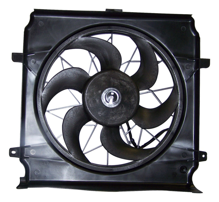 Crown Automotive Jeep Replacement 55037692AB Electric Cooling Fan; w/o Heavy Duty Cooling; - Truck Part Superstore