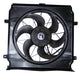 Crown Automotive Jeep Replacement 55037692AB Electric Cooling Fan; w/o Heavy Duty Cooling; - Truck Part Superstore