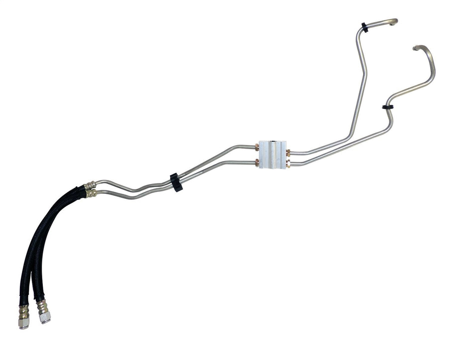Crown Automotive Jeep Replacement 55037841AK Transmission Cooler Hose Set; Supply and Return; Includes Thermal Bypass Valve; - Truck Part Superstore