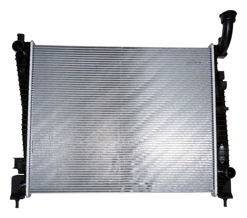 Crown Automotive Jeep Replacement 55038001AH Radiator; Black/Unpainted; Aluminum; Plastic; - Truck Part Superstore