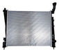 Crown Automotive Jeep Replacement 55038001AH Radiator; Black/Unpainted; Aluminum; Plastic; - Truck Part Superstore
