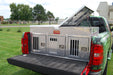 Owens Products 55053 Dog Box Hunter Series Triple Compartment with Top Storage / 58 W x 40 D x 26 H / All Seasons Rear Vents / Diamond Tread Aluminum / Owens Products - Truck Part Superstore
