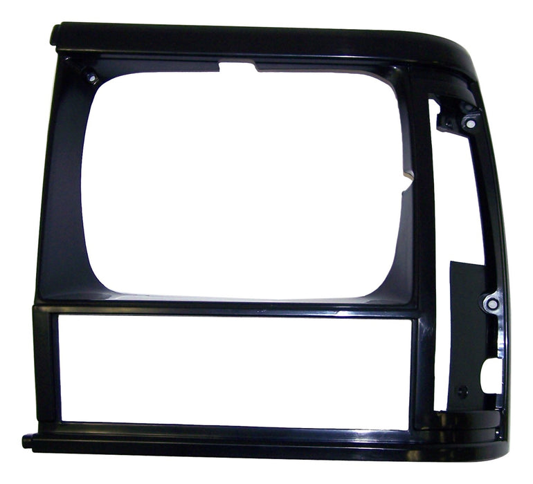 Crown Automotive Jeep Replacement 55054931 Headlamp Bezel; Left; Flat Black/Black; - Truck Part Superstore