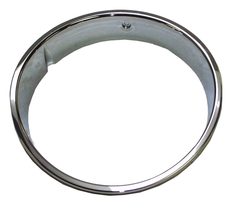 Crown Automotive Jeep Replacement 55055047 Headlamp Bezel; Left; Chrome; - Truck Part Superstore
