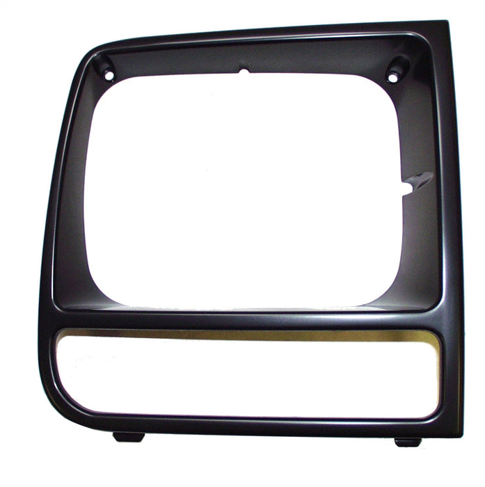 Crown Automotive Jeep Replacement 55055136 Headlamp Bezel; Right; Black/Black; - Truck Part Superstore