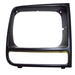 Crown Automotive Jeep Replacement 55055136 Headlamp Bezel; Right; Black/Black; - Truck Part Superstore