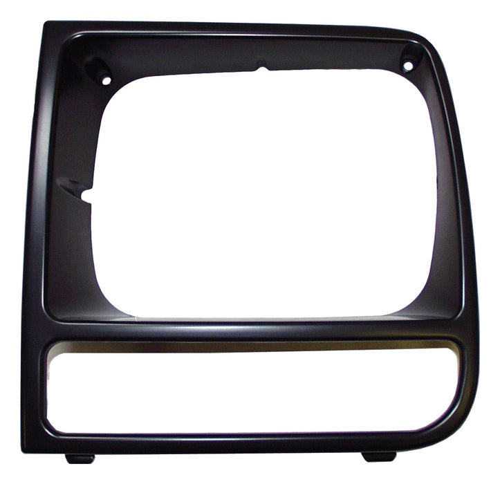 Crown Automotive Jeep Replacement 55055137 Headlamp Bezel; Left; Black/Black; - Truck Part Superstore