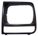 Crown Automotive Jeep Replacement 55055137 Headlamp Bezel; Left; Black/Black; - Truck Part Superstore