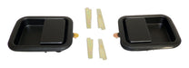 Crown Automotive Jeep Replacement 55076222K Door Handle Kit; Incl. Black Handles/4 Keepers; w/Full Steel Doors; - Truck Part Superstore